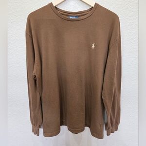 Ralph Lauren Brown Long Sleeve Tee